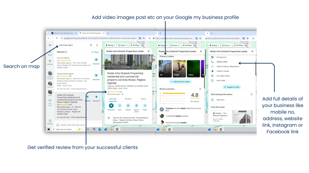 How Real Estate Agents Can Generate Free Leads Using Google My Business
